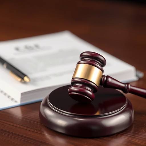 Image of a gavel and legal documents symbolizing terms and conditions
